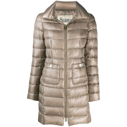 Herno Coats Dove Grey Jackets