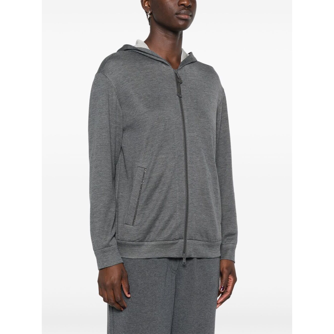 Brunello Cucinelli Sweaters Grey Topwear