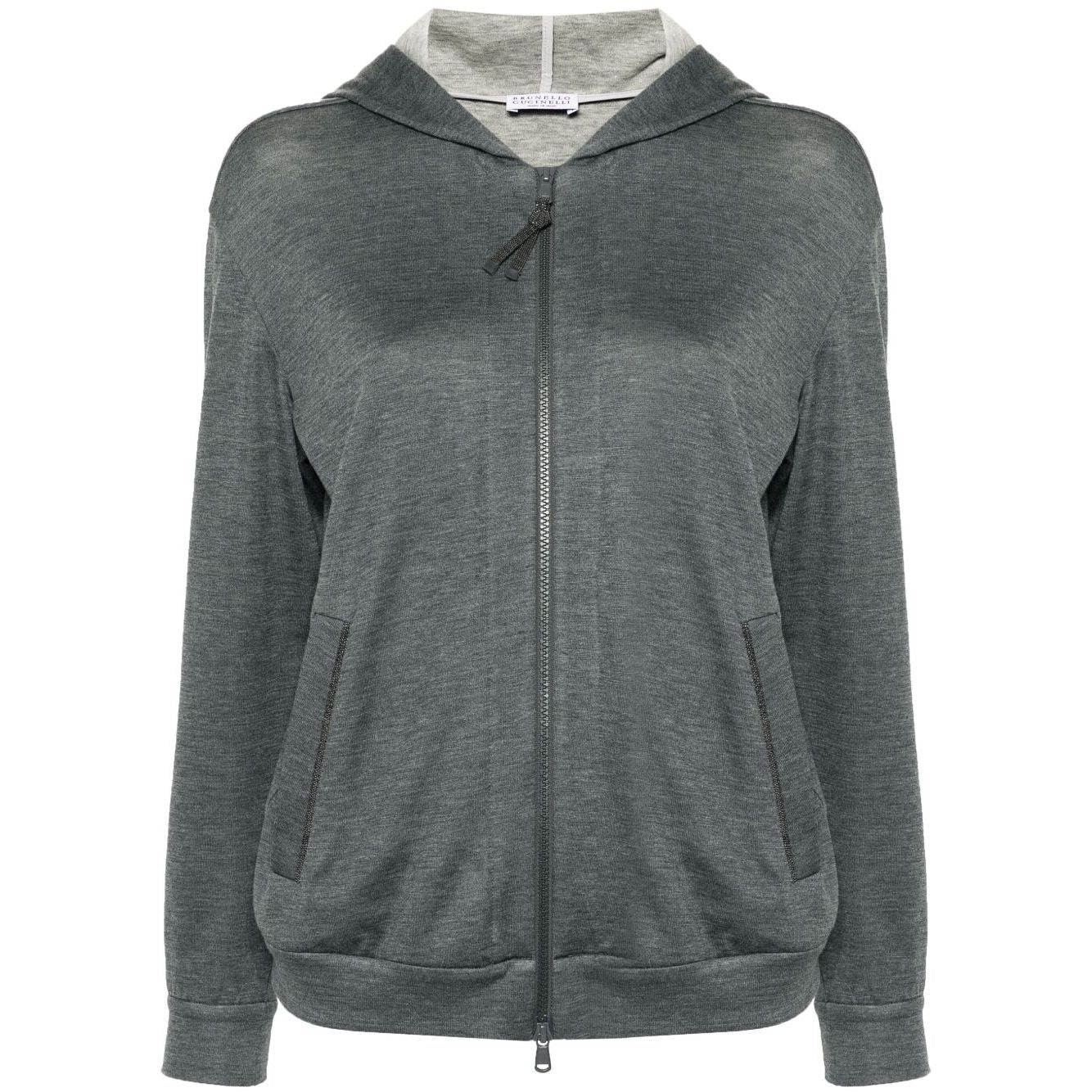 Brunello Cucinelli Sweaters Grey Topwear