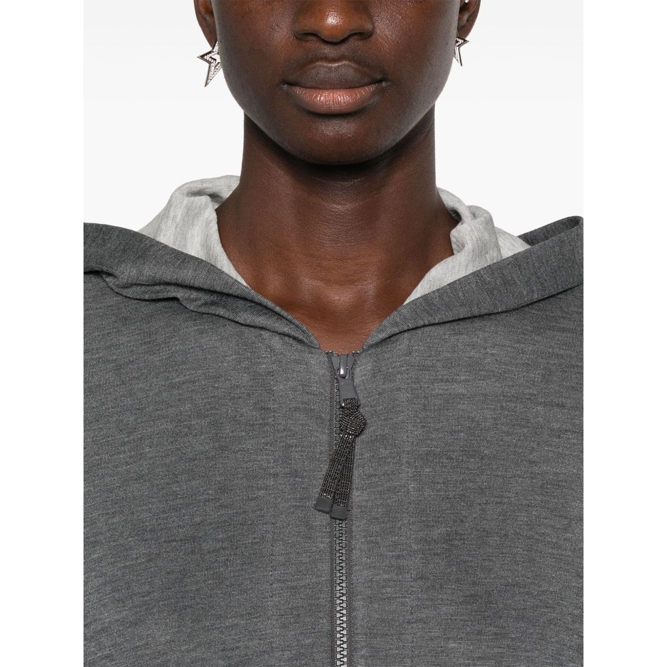 Brunello Cucinelli Sweaters Grey Topwear
