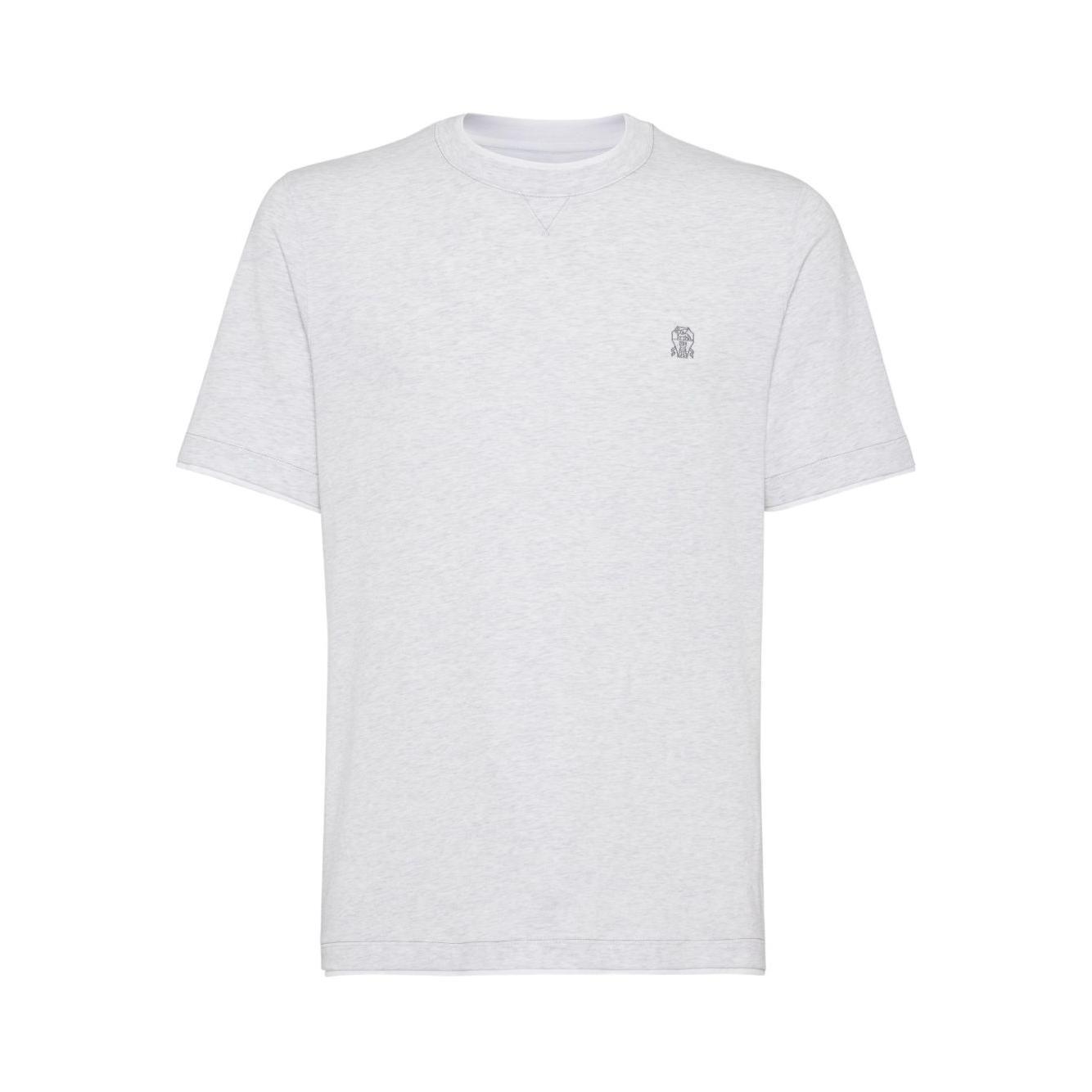 Brunello Cucinelli T-shirts and Polos Light Grey M0B137451GCY887-AI25