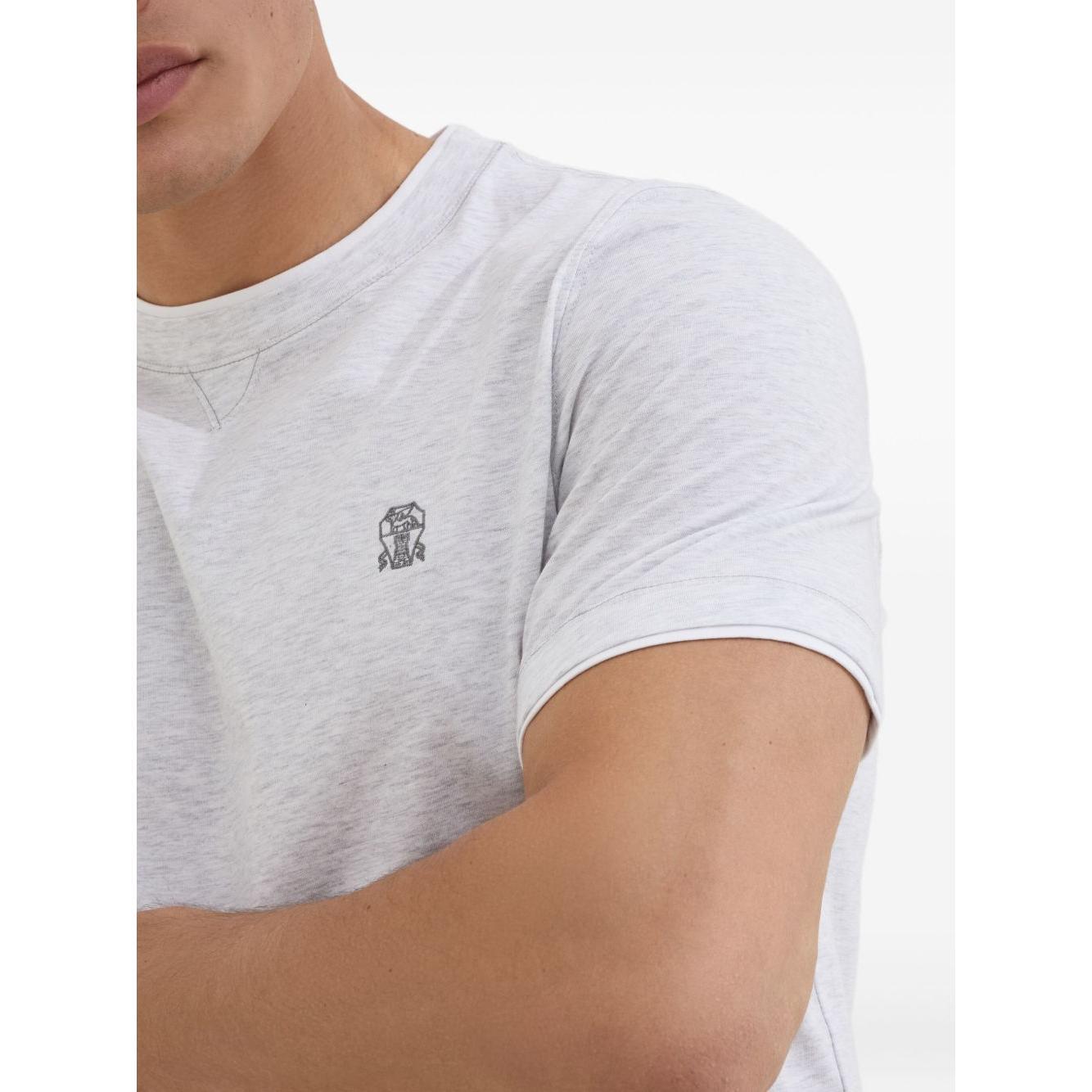 Brunello Cucinelli T-shirts and Polos Light Grey M0B137451GCY887-AI25