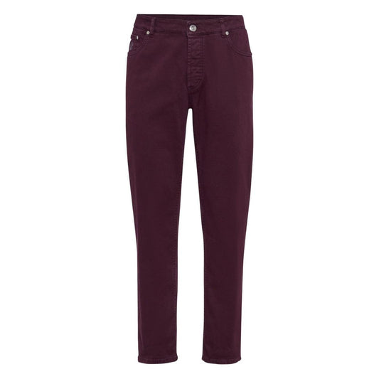 Brunello Cucinelli Trousers Bordeaux