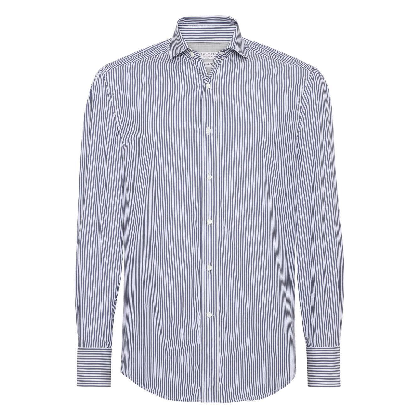 Brunello Cucinelli Shirts Blue MY6491718C003-AI25