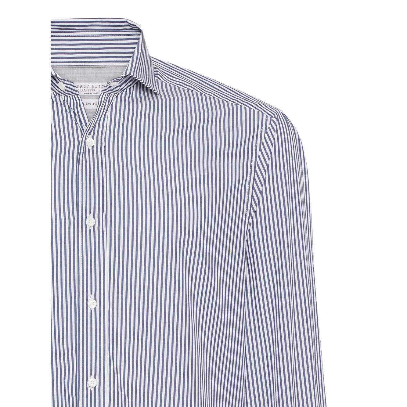Brunello Cucinelli Shirts Blue MY6491718C003-AI25