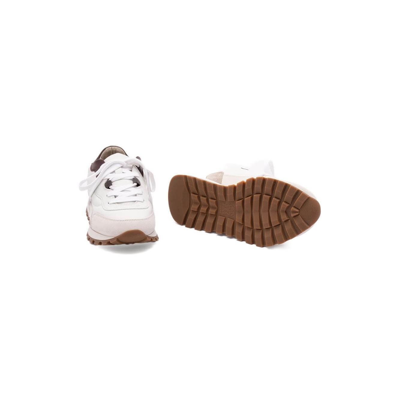 Brunello Cucinelli Calfskin and suede runners MZGSG3028PC7592-AI25