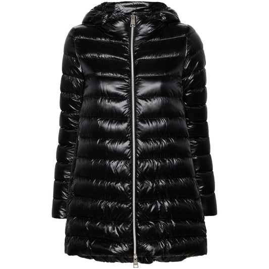 Herno Coats Black Jackets