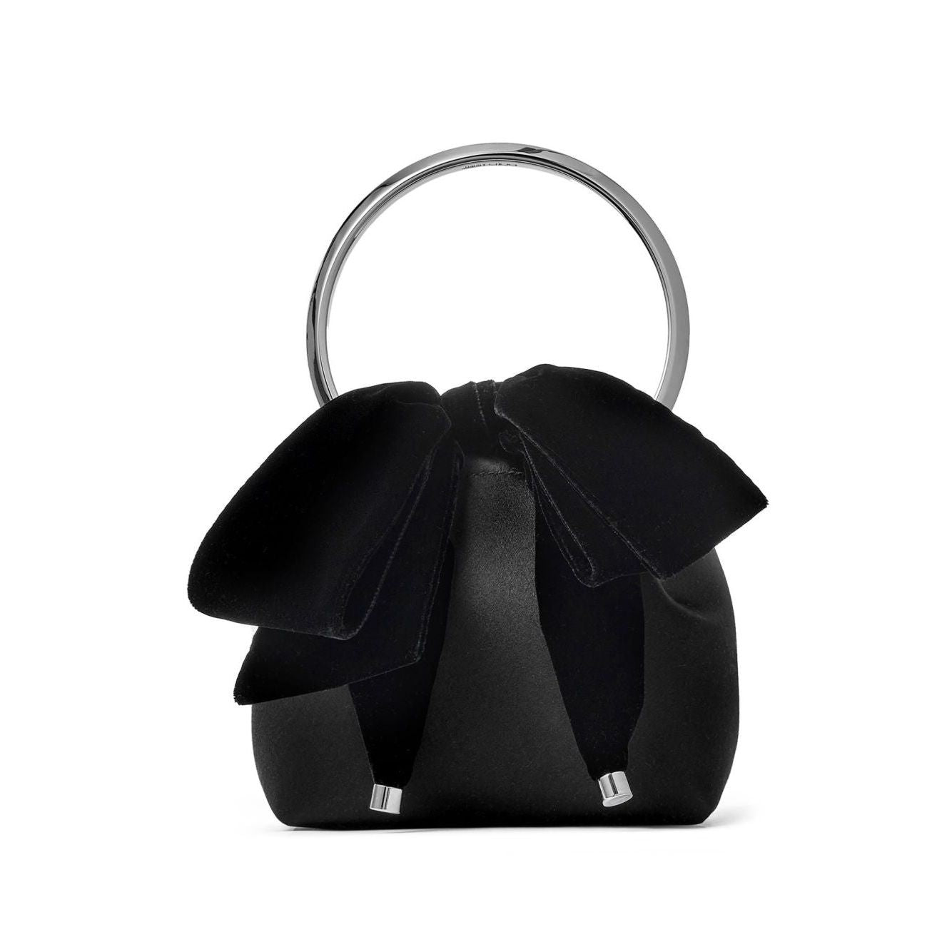 Jimmy Choo Bon Bon bow-detail Bucket Bag BONBONCHQBLACK-AI25
