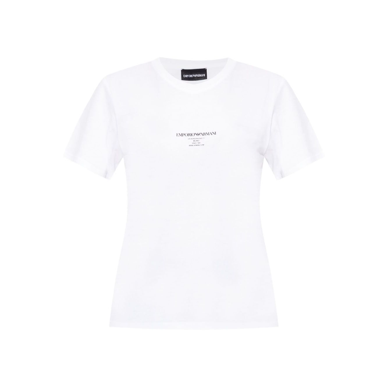 Emporio Armani T-shirts and Polos White Topwear