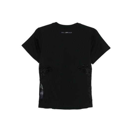 Emporio Armani T-shirts and Polos Black Topwear