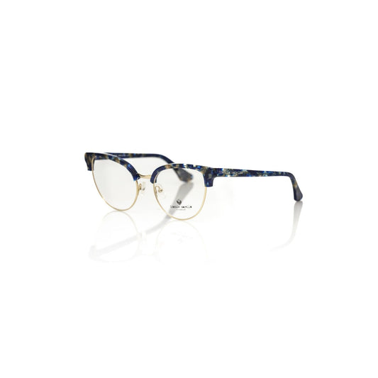 Frankie Morello Blue Metallic Fiber Women Frame