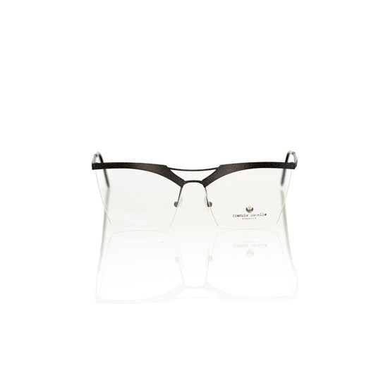 Frankie Morello Black Metallic Fibre Glasses Frame
