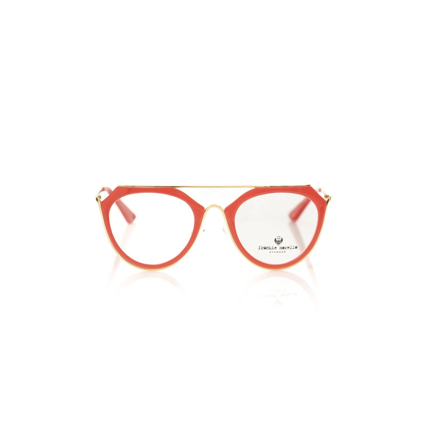 Frankie Morello Red Acetate Glasses Frame