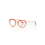 Frankie Morello Red Acetate Women Frame FR-22101