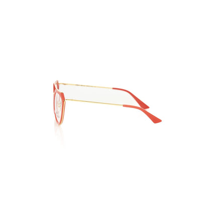 Frankie Morello Red Acetate Glasses Frame