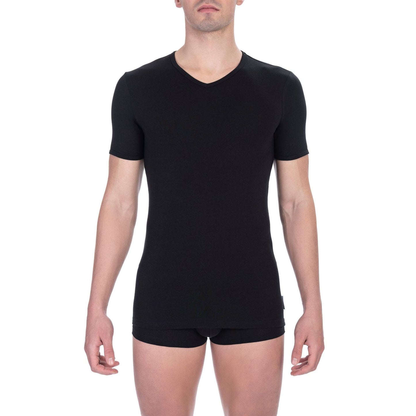 Bikkembergs Black Cotton Men T-Shirt