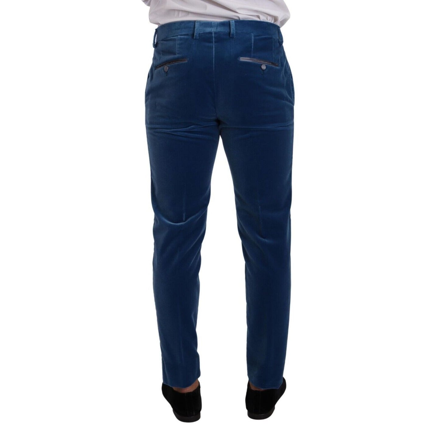 Dolce & Gabbana Blue SICILIA Velvet Slim Fit 2 Piece Suit