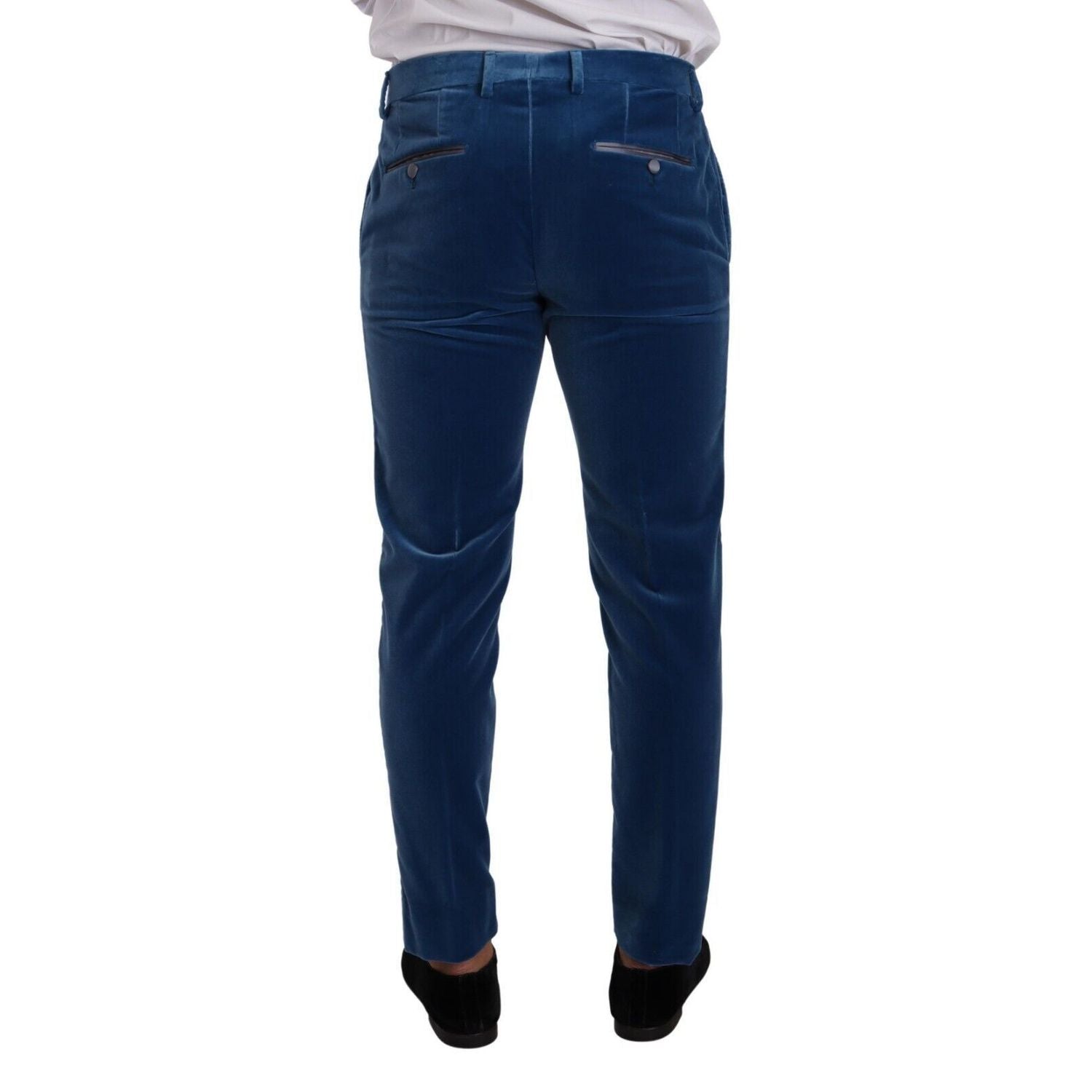 Dolce & Gabbana Blue SICILIA Velvet Slim Fit 2 Piece Suit