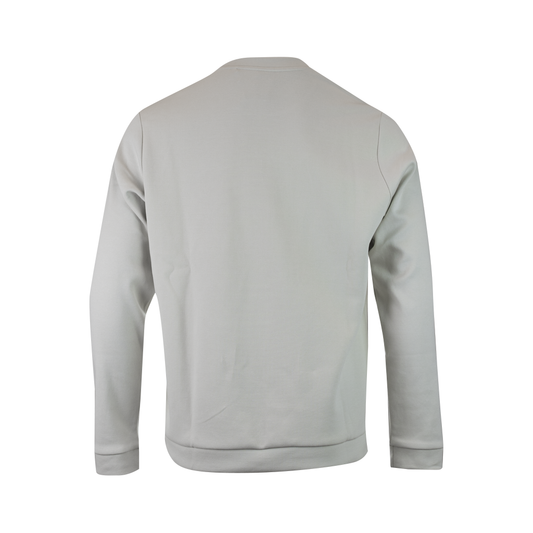 Hugo Boss Elegant Beige Cotton Sweatshirt Hugo Boss Gray