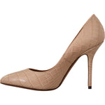 Dolce & Gabbana Beige Leather Bellucci Heels Pumps Shoes
