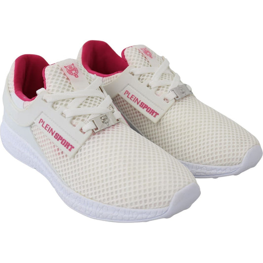 Plein Sport Exclusive White Runner Becky Sneakers Plein Sport Light Gray