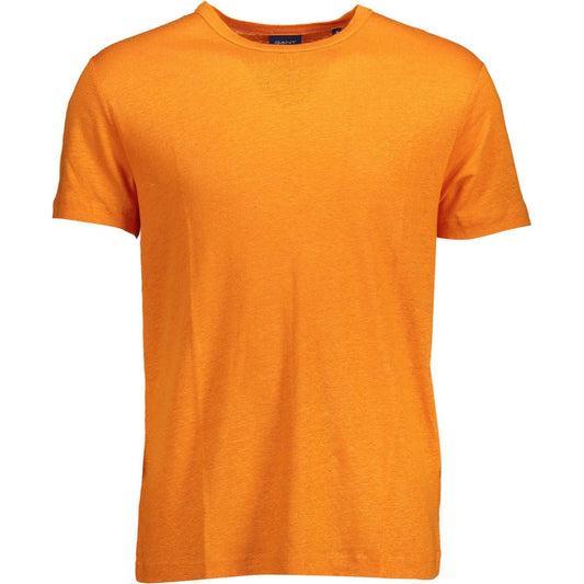 Gant Orange Linen Men T-Shirt GA-12987-L