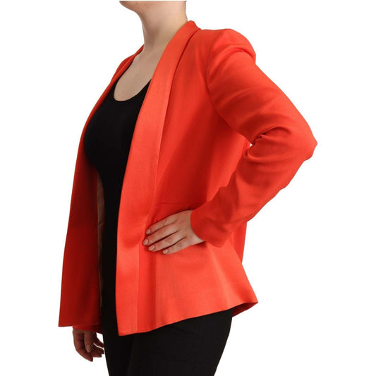 CO|TE Elegant Orange Overcoat Long Sleeves Jacket CO|TE Chocolate
