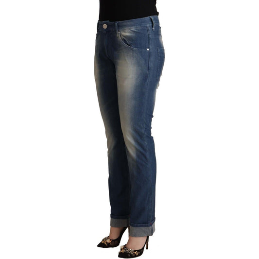 Acht Chic Mid Waist Skinny Denim Jeans Acht Dark Slate Gray