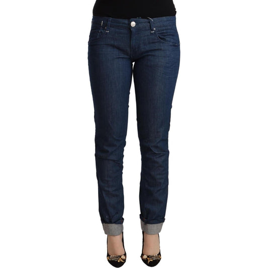Acht Sleek Low Waist Skinny Denim Acht Dark Slate Gray