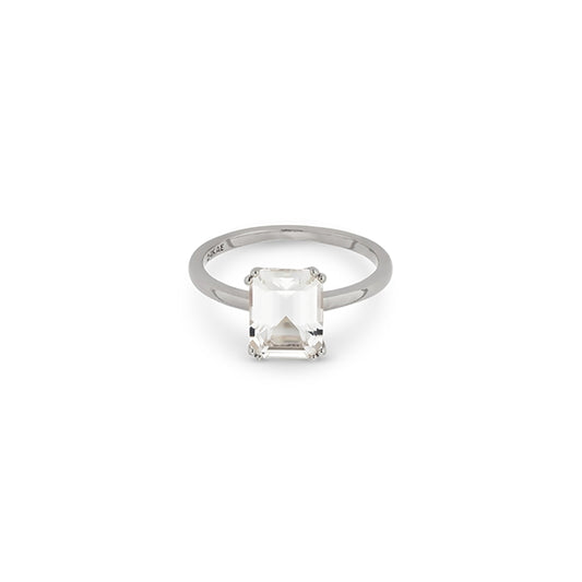 24KAE JEWELS JEWELRY Mod. 12409S/52 elegant ring with clear gemstone, perfect for any occasion.