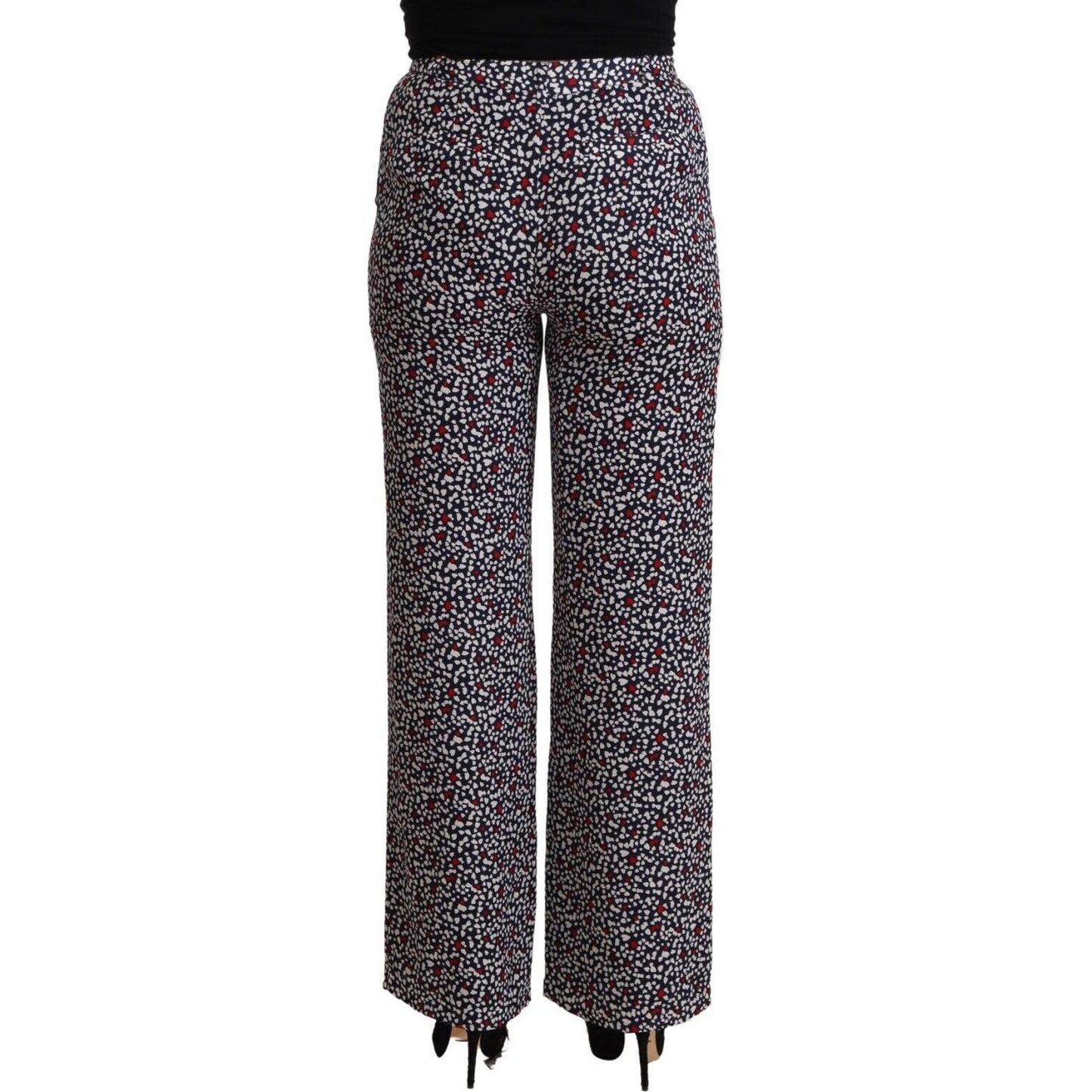 Michael Kors Black High Waist Printed Straight Pants PAN72537 - 42
