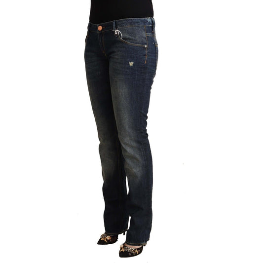 Acht Chic Low Waist Skinny Denim Jeans Acht Black