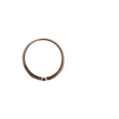 Nialaya Silver CZ Cross 925 Ring