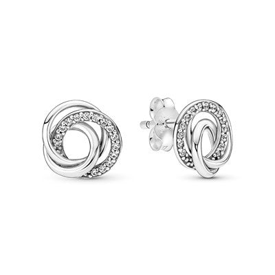 PANDORA Mod. FAMILY ALWAYS ENCIRCLED STUD EARRINGS-0