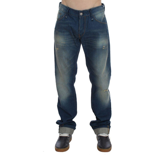 Acht Chic Baggy Low Fit Denim Delight Acht Dark Slate Gray