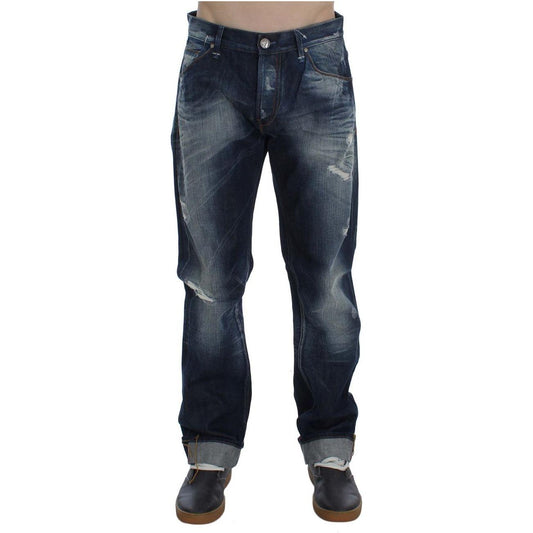 Acht Authentic Regular Fit Blue Wash Jeans Acht Dark Slate Gray