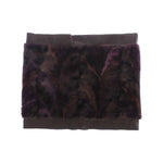 Dolce & Gabbana Purple MINK Fur Scarf Foulard Neck Wrap