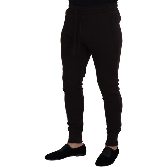Dolce & Gabbana Opulent Cashmere Blend Sweatpants Dolce & Gabbana Black