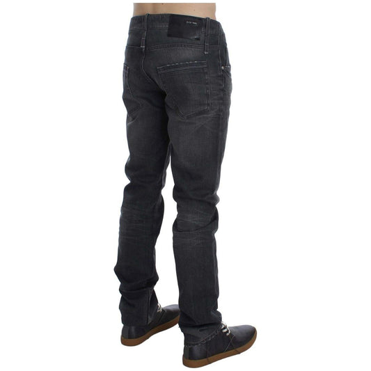 Acht Elevate Your Style with Timeless Gray Jeans Acht Dark Slate Gray
