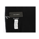 Dolce & Gabbana Elegant Black Sequined Hooded Scarf Wrap Hood Scarf Dolce & Gabbana Black