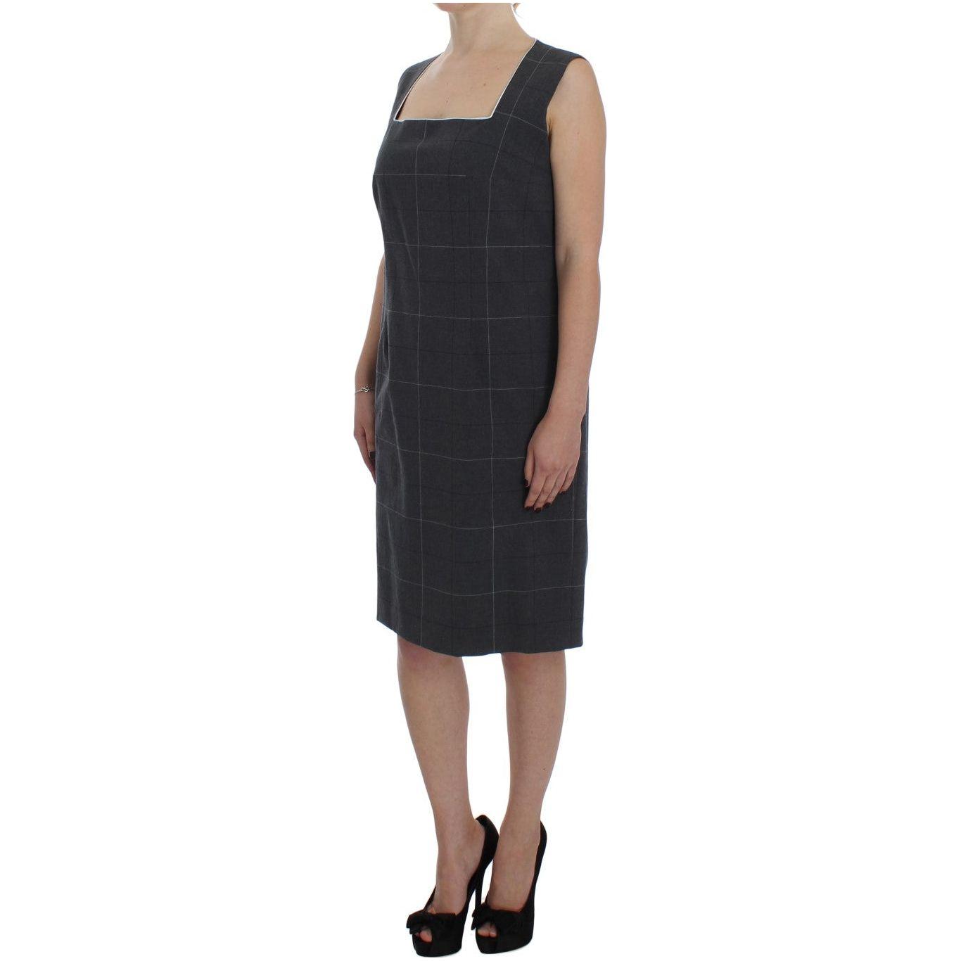BENCIVENGA Gray Stretch Sheath Dress Suit Set Suit