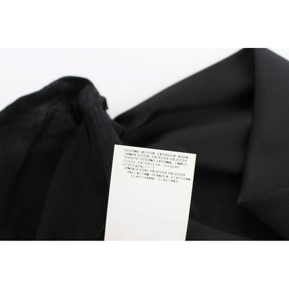 Exte Black Neck Wrap Top Blouse 1728,67345645728,Black,Clothing,Exte,IT40|S,IT42|M,IT44|L,Material: 100% Polyester,New with tags,Sleeveless - T-Shirts - Clothing,T-Shirts - Clothing,Tops & T-Shirts - Women - Clothing,Women,Women - Clothing