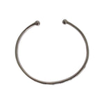 Nialaya Gray Rhodium 925 Silver Bangle Bracelet Bracelet