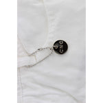 Costume National White Cotton Slim Fit Denim Bootcut Jeans