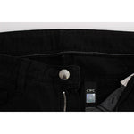 Costume National Black Cotton Slim Fit Bootcut Jeans SIG30120-4