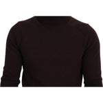 Dolce & Gabbana Brown Wool Turtle Neck Pullover Sweater