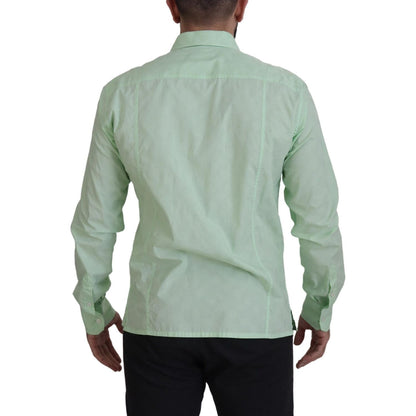 Dolce & Gabbana Mint Green Long Sleeves Button Down Shirt 1728,67345645728,Clothing,Dolce & Gabbana,Dress Shirts - Shirts - Clothing,Green,IT42 | XL,Material: 100% Cotton,Men,Men - Clothing,New with tags,Shirts - Clothing,Shirts - Men - Clothing
