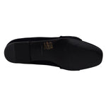 Dolce & Gabbana Black Velvet Crystals Loafers Flats Shoes