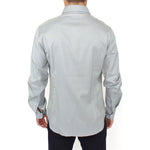 Ermanno Scervino Gray Cotton Long Sleeve Casual Shirt Top