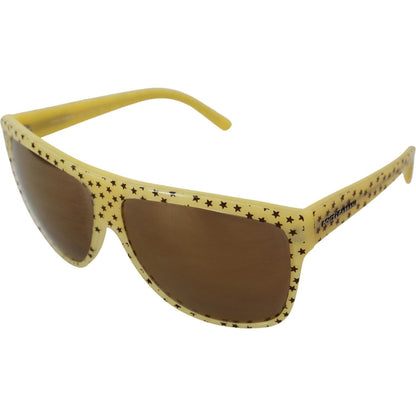 Dolce & Gabbana Yellow Stars Acetate Square Shades DG4125 Sunglasses